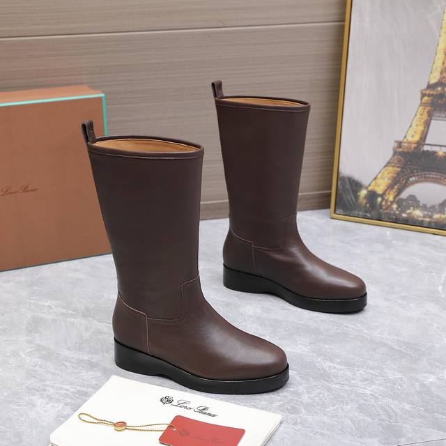 High-quality Loro Piana Kilda Long Boots (Autumn/Winter New Arrival) - These ico