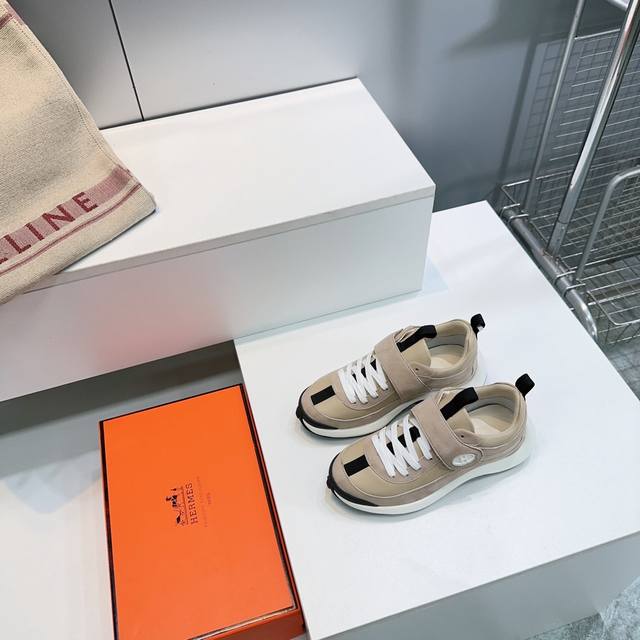 High-quality factory! Top-quality Hermes Fall/Winter 2025 Velcro platform casual