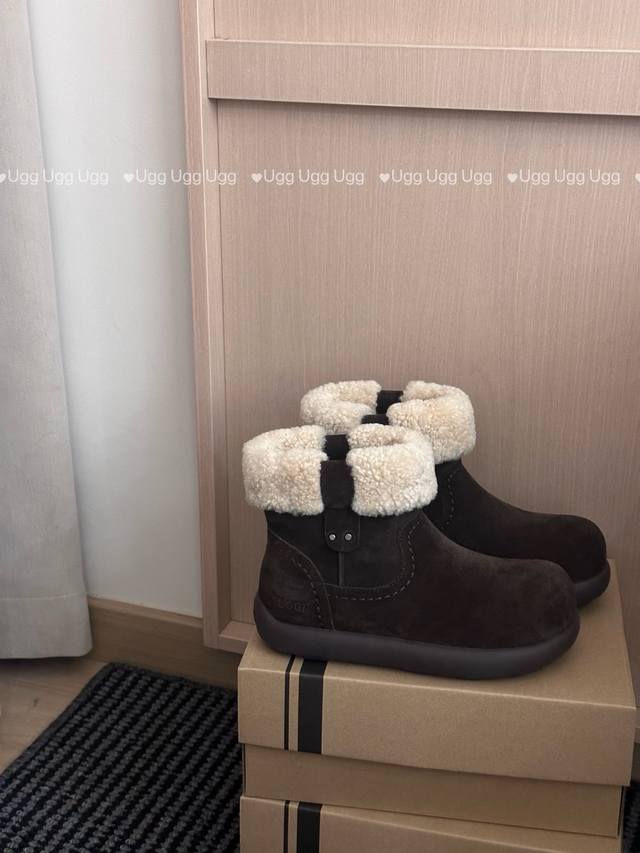 Curly Fur Teddy Potato Boots Potato style, high-value and versatile Curly wool l