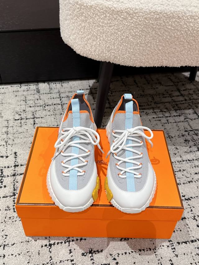 Top-tier version couple's style Hermes 25 Bouncing couple's sports and casual sh