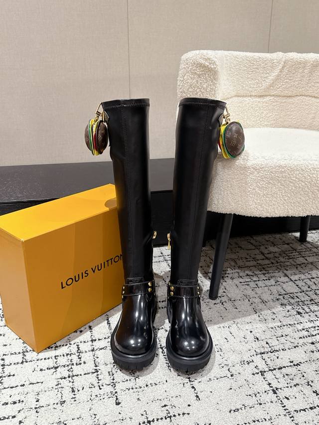 25 Louis Vuitton x Louis Vuitton Motorcycle Ankle Boots/Long Boots Series (No Ba