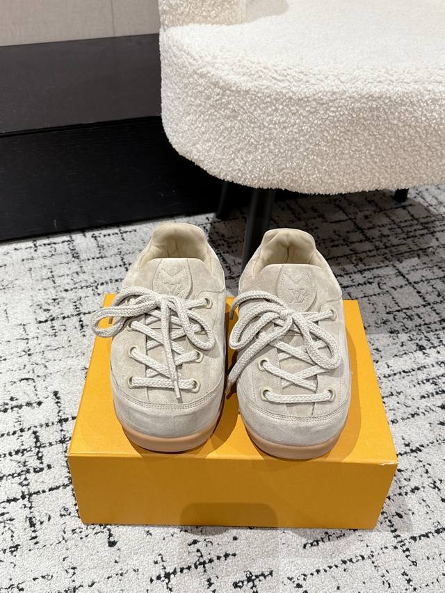Top-tier version LV X Ingo collaboration chunky sneakers, couple's casual sports