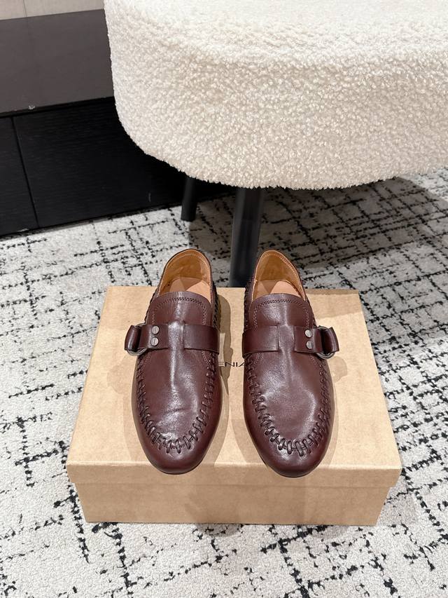 Top-tier version Renian niche trendy brand 25 F028 new flat loafers, casual shoe