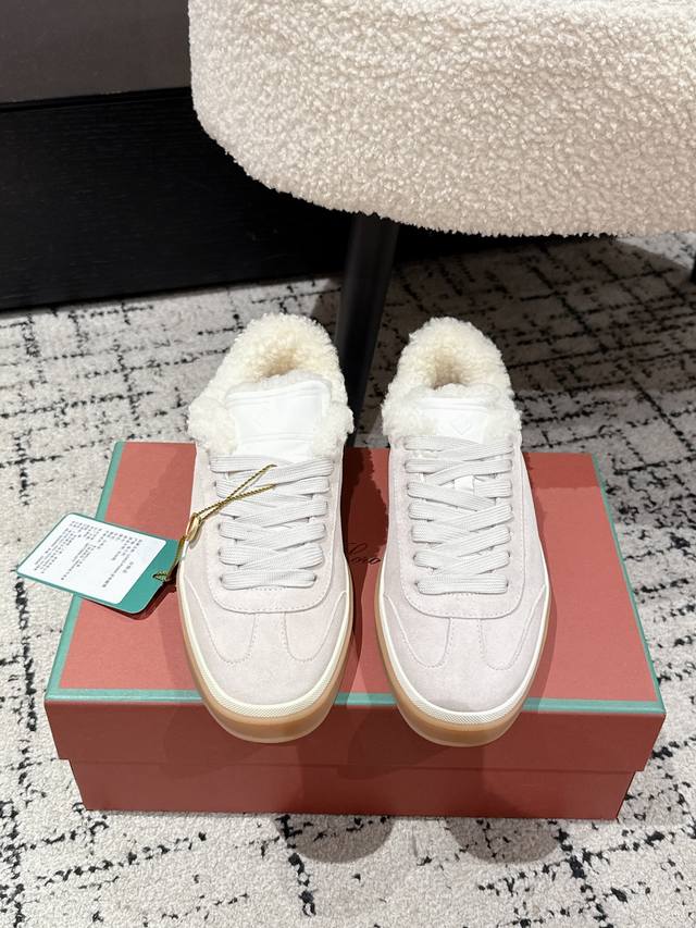 440 #Top-tier version Loro Piana L Autumn/Winter Mauritian Training Shoes Casual