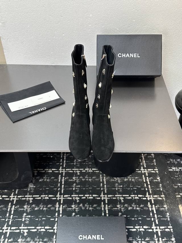 2025 Chanel Ankle Boots, a must-have item for this fall/winter season!! Chanel's