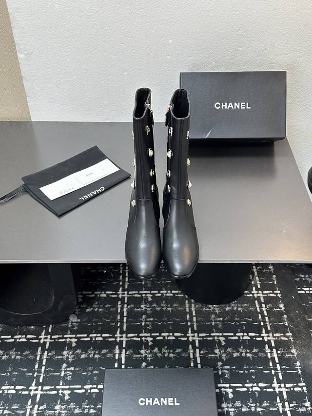2025 Chanel Ankle Boots, a must-have item for this fall/winter season!! Chanel's