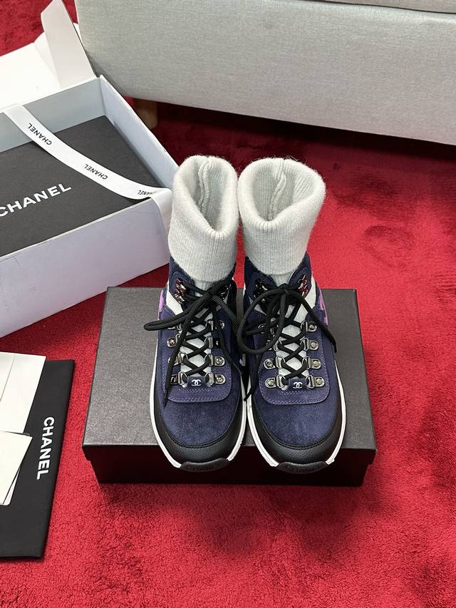 Factory Price 35-40 41 42 Custom Made Chanel 2B Latest Sock Sneakers The new 24B