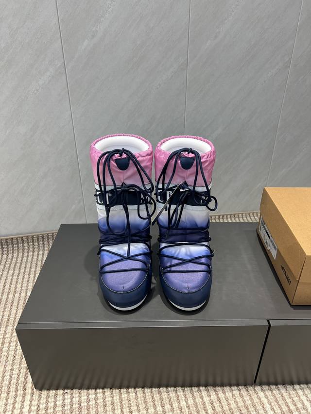 Factory: Exclusive top-tier printed version, newly upgraded version. Moon Boot 2