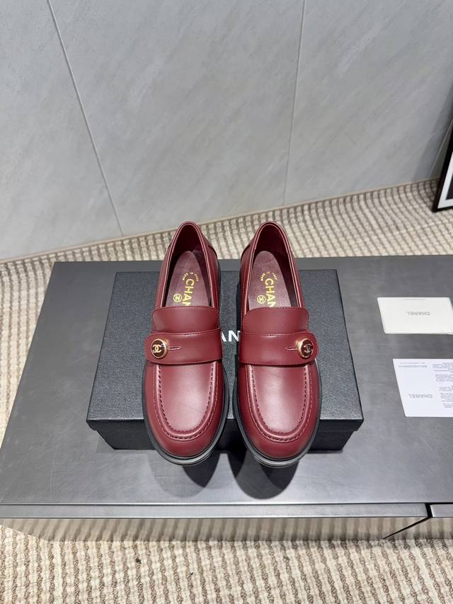 Factory Exclusive Top-Tier Version Chanel* Chanel 25Vs Autumn Latest Loafers Ser