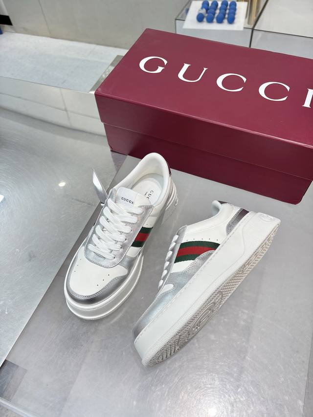 Gucci latest couple's biscuit shoes, Ddd-level Gucci latest IP lightweight platf
