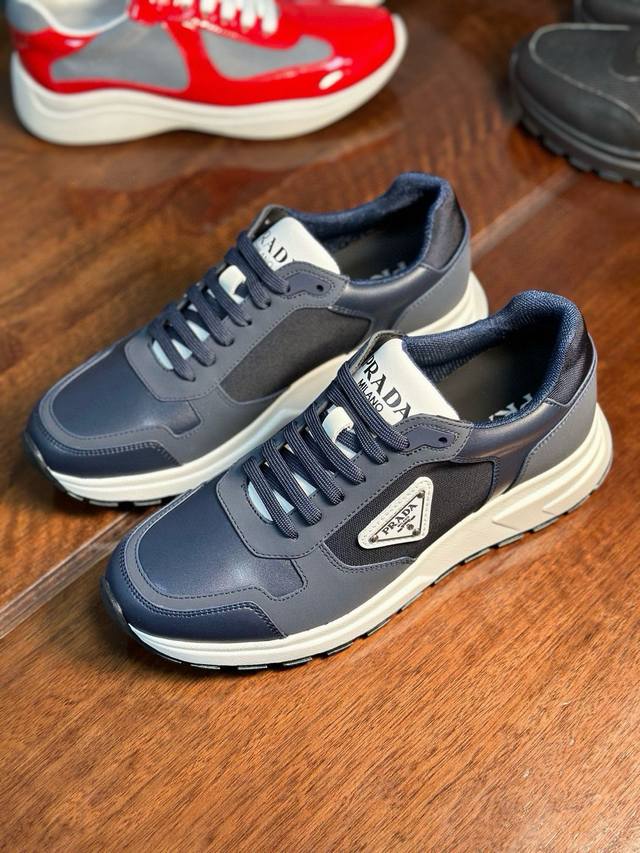 Prad 2025 Spring/Summer Men's Premium Sneakers. These stylish and versatile snea