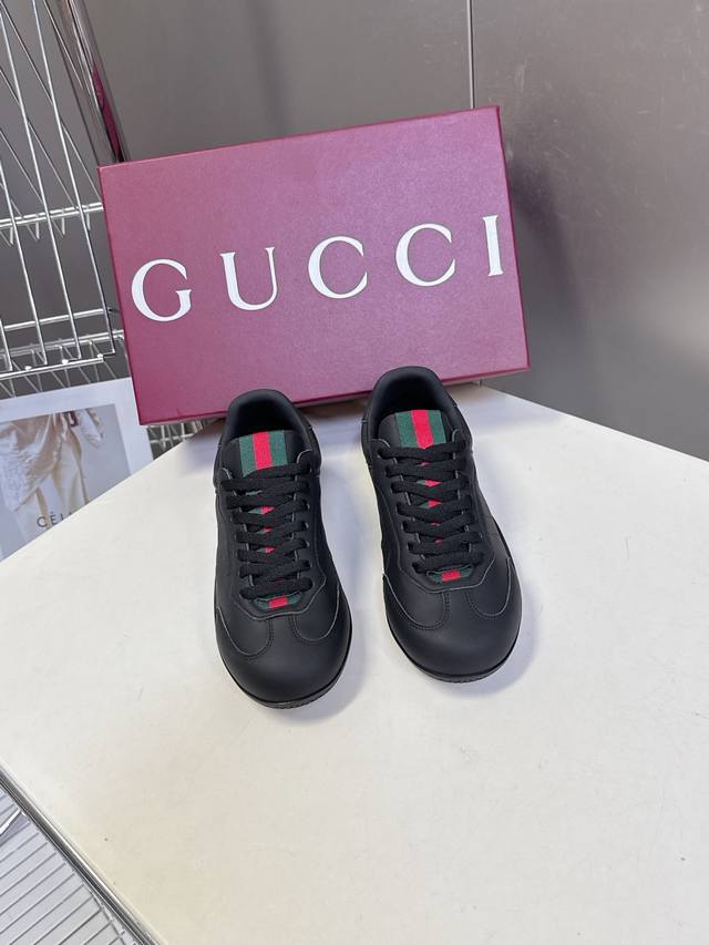 Men's Gucci Shift Series Couple Sneakers Lace-up Casual German Training Shoes Ma