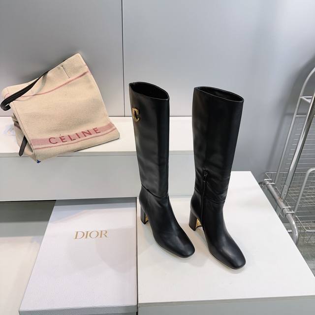 High-quality factory-made long boots! Top quality Dior 25Ss Fall/Winter new arri