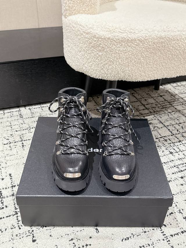 Alexander Wang 25 New Lace-up Platform Ankle Boots (Ddd) These Alexander Wang pl