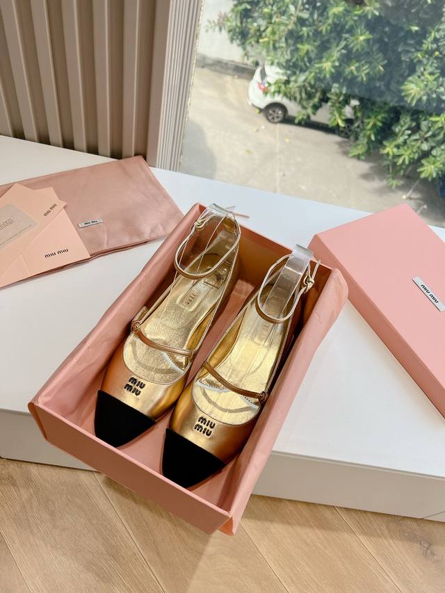 G0286 Original 1:1 replica top-tier Miu Miu Spring/Summer 2024 pointed-toe kitte