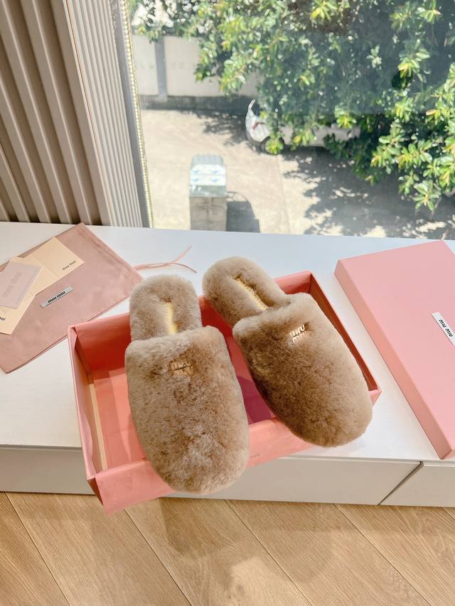 G0286 Exclusive first release of Miu Miu loafers, new autumn/winter cotton shoes