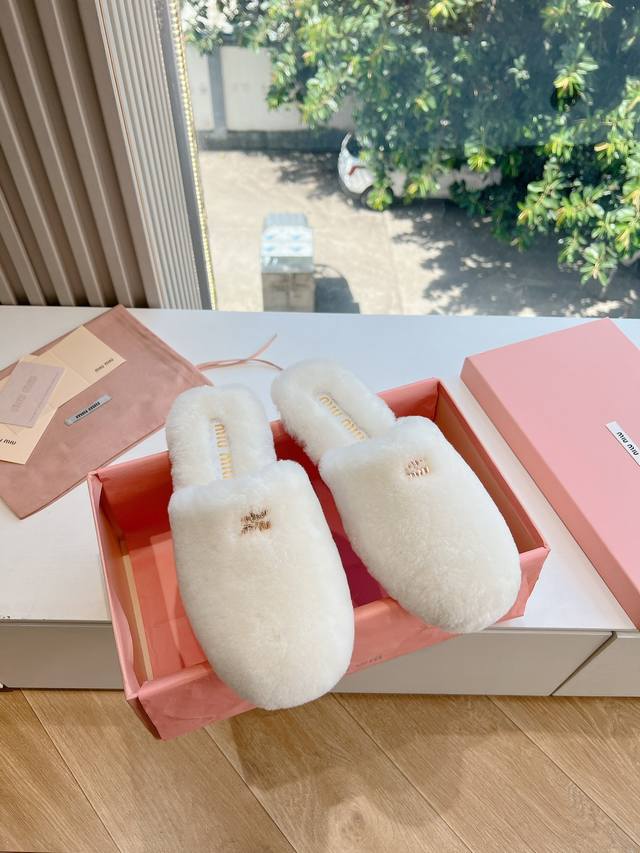 G0286 Exclusive first release of Miu Miu loafers, new autumn/winter cotton shoes