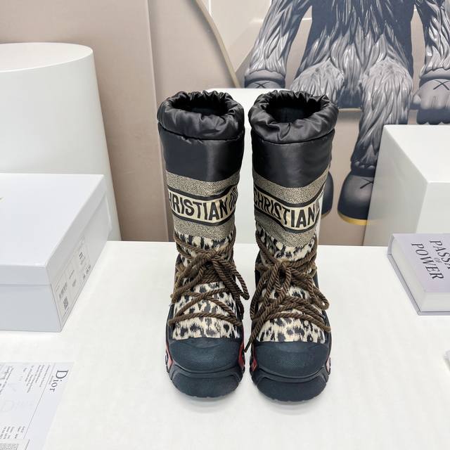 Factory direct sales price: High-top fur-lined boots 80 Top-tier version Dio.R.