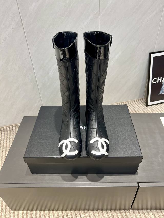 Factory Exclusive Top-Tier Version Chanel* 25Vs Autumn Latest Boots Series Round
