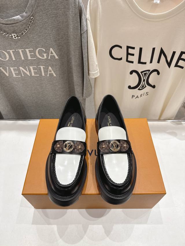 High-quality factory-made Louis Vuitton Ss25 F057 LV new platform casual loafers