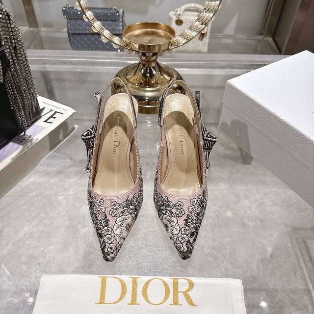 Factory direct Dior 2025 Spring/Summer runway new Bling...Bling... Crystal Shoes