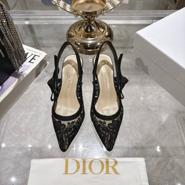 Factory direct Dior 2025 Spring/Summer runway new Bling...Bling...Crystal Shoes