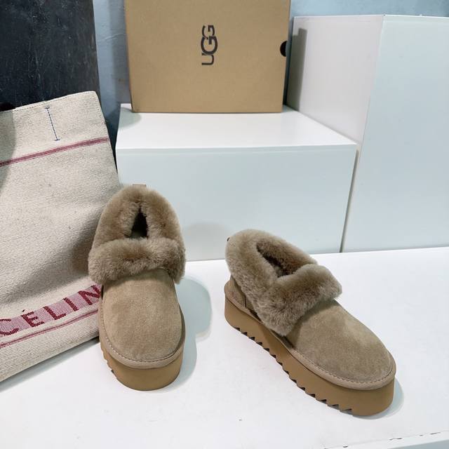 High-quality factory! Top-quality Ugg 25Ss Autumn/Winter New Mini Thick-Soled Fu