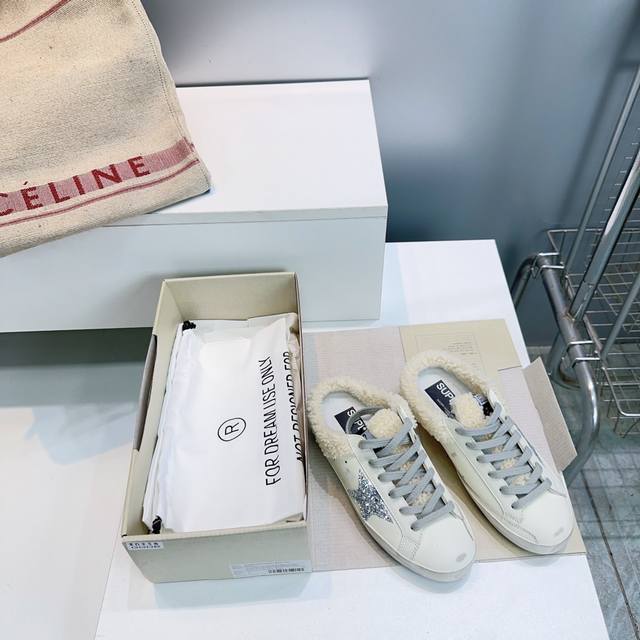 High-quality factory release! Top-quality Ggdb distressed sneakers with wool lin