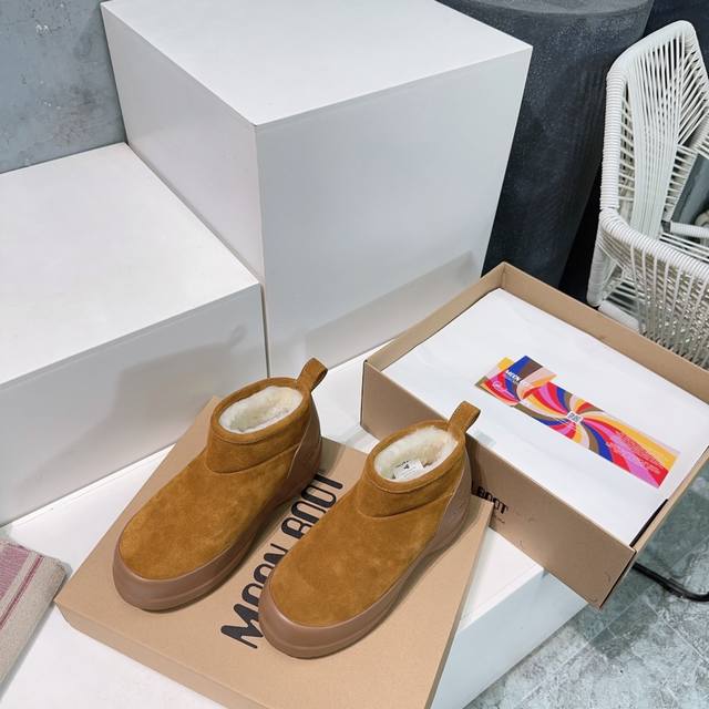 High-quality factory direct! Short! Tall! Top quality Moon Boot 2025Ss Autumn/Wi