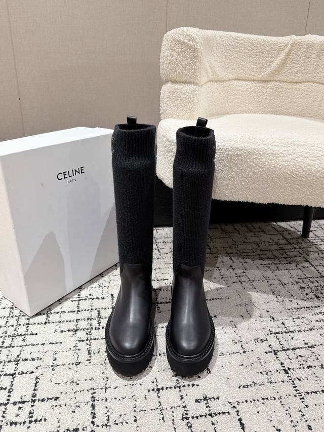Celine Fall/Winter 2025 Unlverslte Rider Boots This boot height is very fashiona