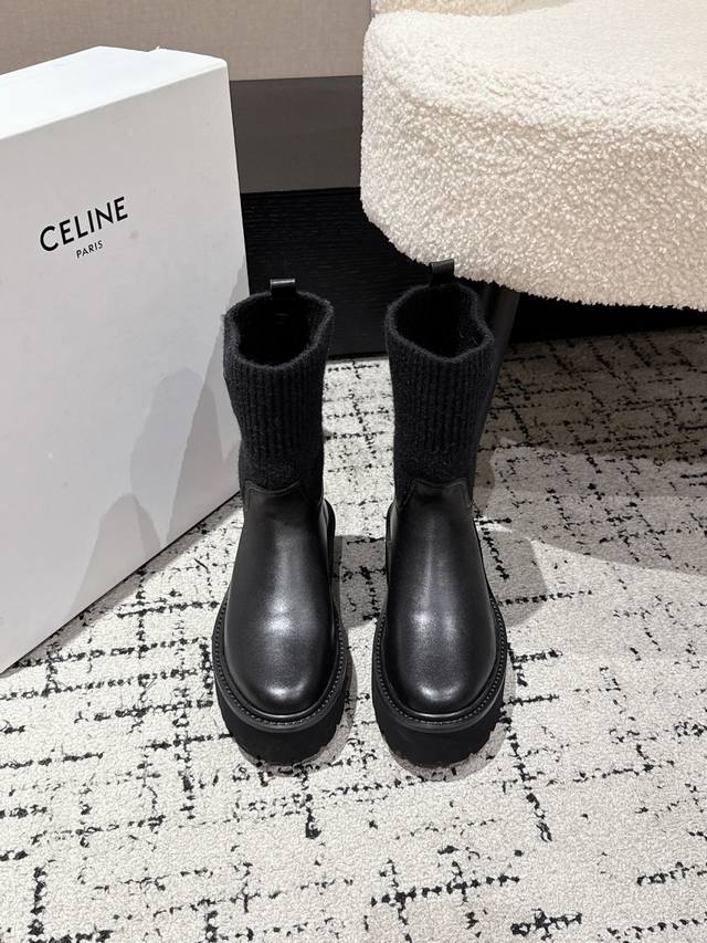 Celine Fall/Winter 2025 Unlverslte Rider Boots This boot height is very fashiona