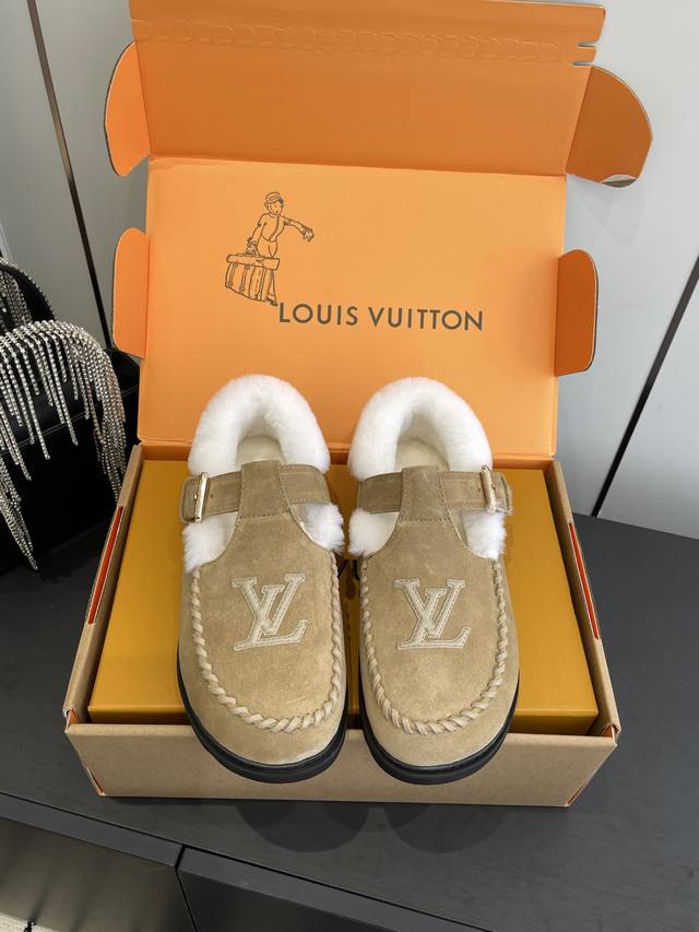 Top-tier LV Colorado series plush Mary Jane shoes. Original purchase and re-made