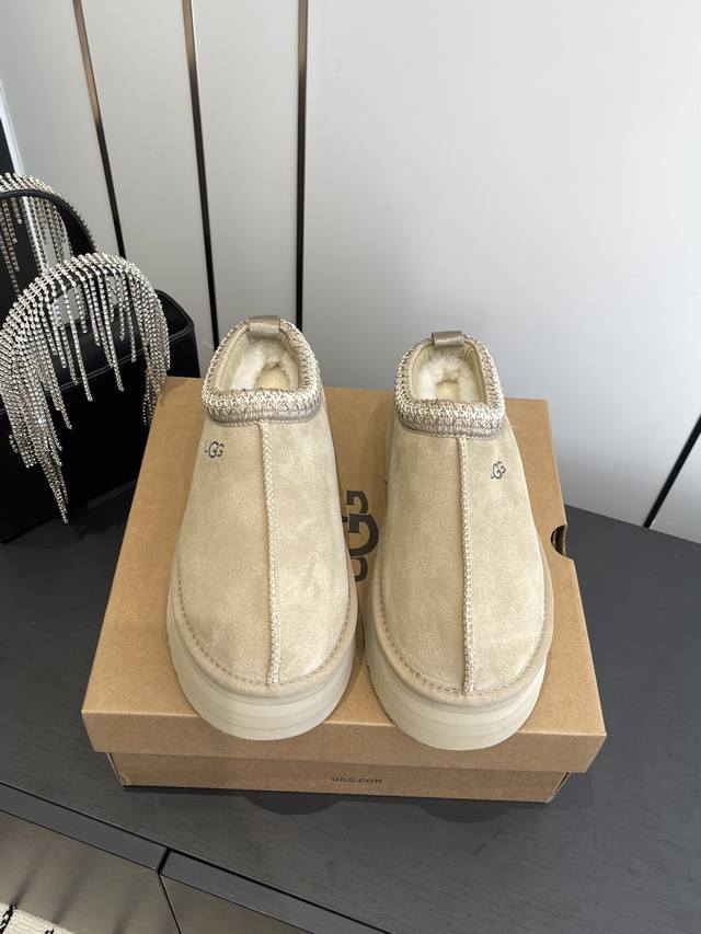 Top-tier Ugg~25Vs Autumn/Winter Hot Selling Platform Snow Boots Series Pure Wool