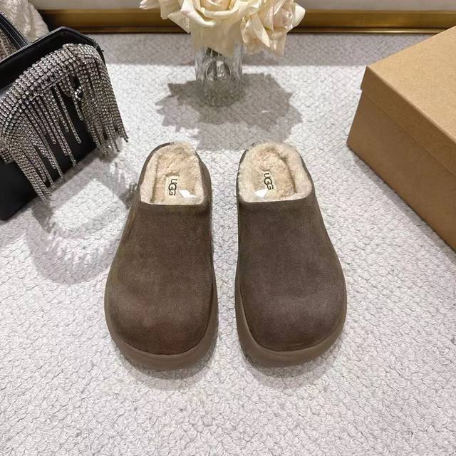 Ugg upgraded platform sole mini potato (Ddd) Antelope Brown, Chestnut, Wood Brow