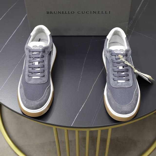 Bc New Arrival Brunello Cucinelli Skate Shoes | Suede upper reinterprets classic