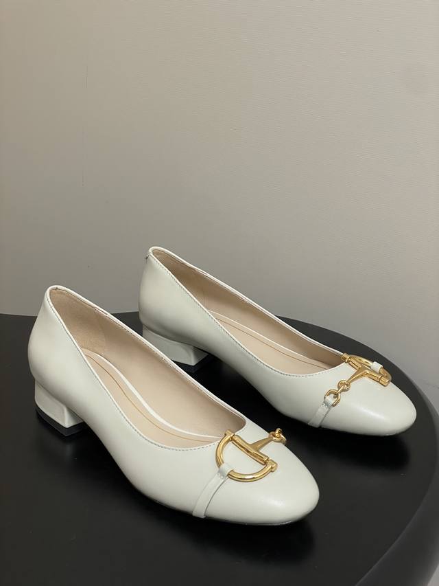 25Ss Early Autumn New Gucci Mary Jane Shoes with Horsebit Buckle, Patent Leather