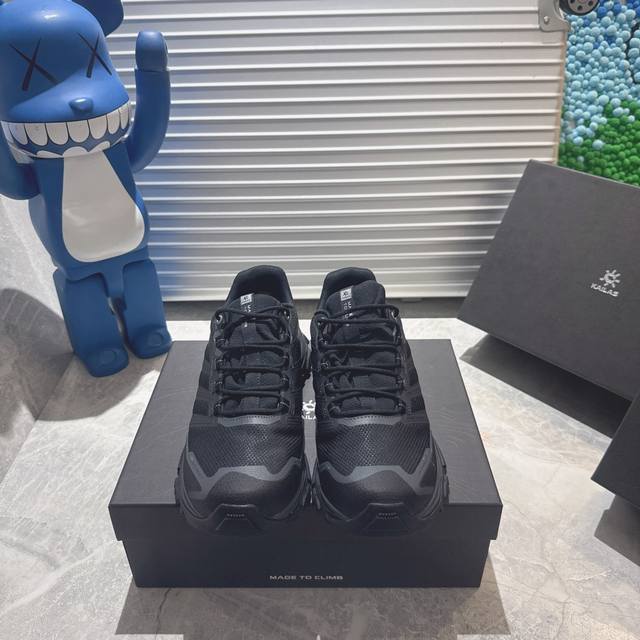 Factory Direct Kailas Expedition 5 Ebony Grey Trail Running Shoes. The upper fea