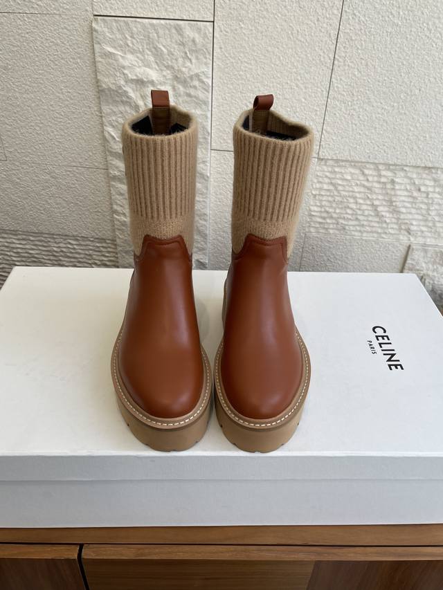 Top Version: Short Boots & Long Boots (Celine 2025 Fall/Winter Round Toe Arc de