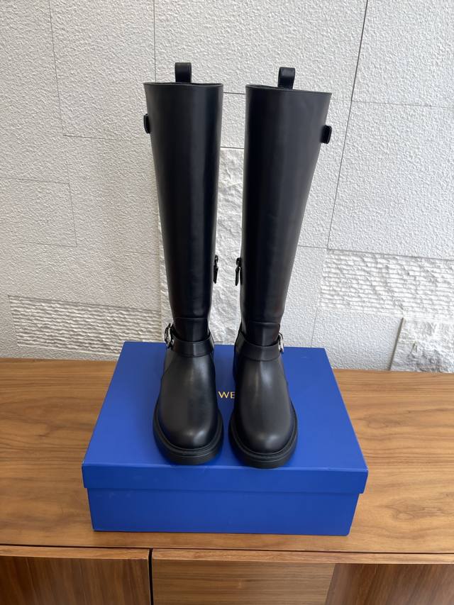 Top Version: Stuartweitzman Fa25 Autumn/Winter New Christie Riding Boots Sw Thes