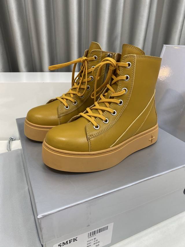 Smfk Niche Trendy Brand 25Ss Hot New Platform Casual Shoes & Martin Boots This S