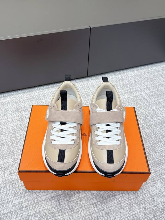 High-quality (retailer-grade) Hermes 25Ss new arrival sneakers. Made with import