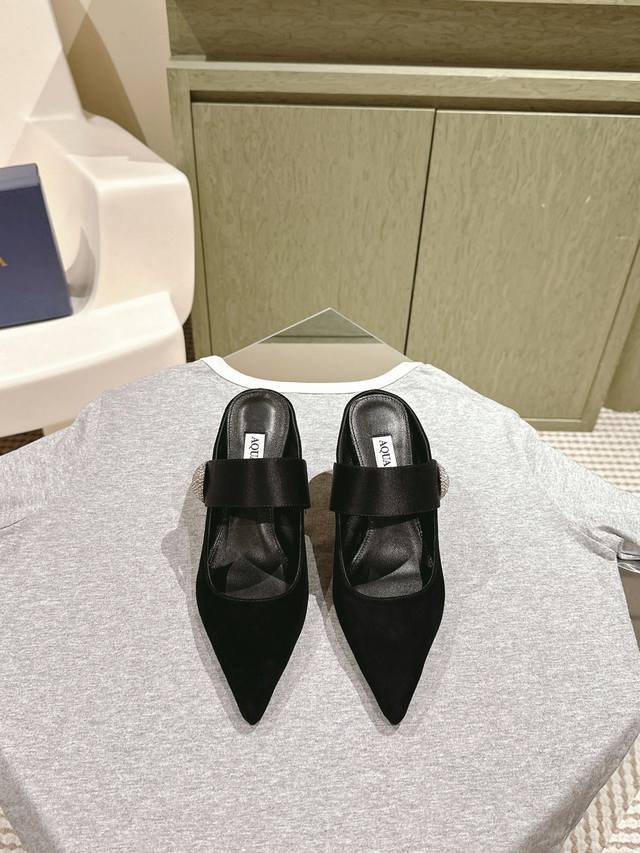 224 Aquazzur* Pineapple Early Spring New Arrival Fairy Fashion Shoes Series, Lar