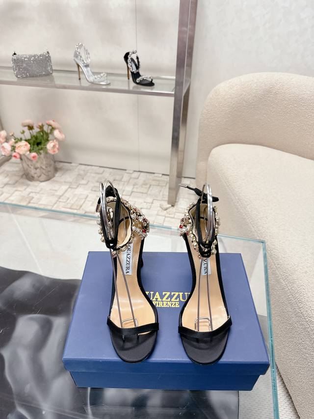 224 Aquazzur* Pineapple Early Spring New Arrival Fairy Fashion Shoes Series, Lar