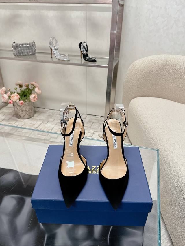 224 Aquazzur* Pineapple Early Spring New Arrival Fairy Fashion Shoes Series, Lar