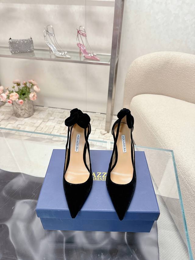 224 Aquazzur* Pineapple Early Spring New Arrival Fairy Fashion Shoes Series, Lar