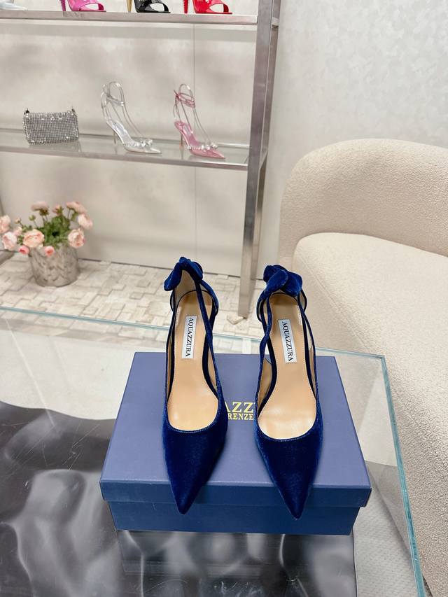 224 Aquazzur* Pineapple Early Spring New Arrival Fairy Fashion Shoes Series, Lar