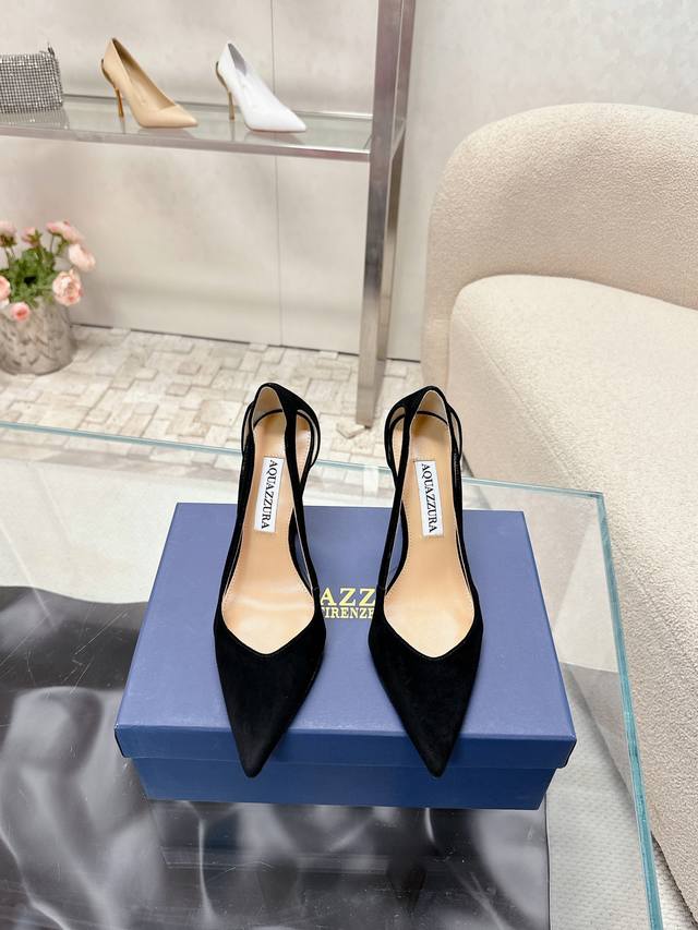 224 Aquazzur* Pineapple Early Spring New Arrival Fairy Fashion Shoes Series, Lar