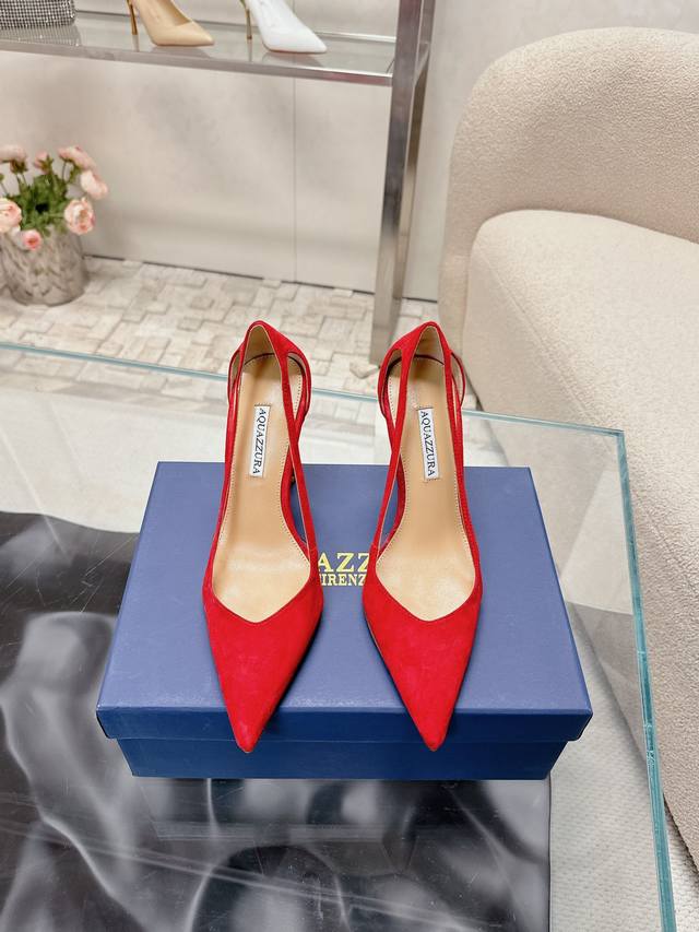 224 Aquazzur* Pineapple Early Spring New Arrival Fairy Fashion Shoes Series, Lar