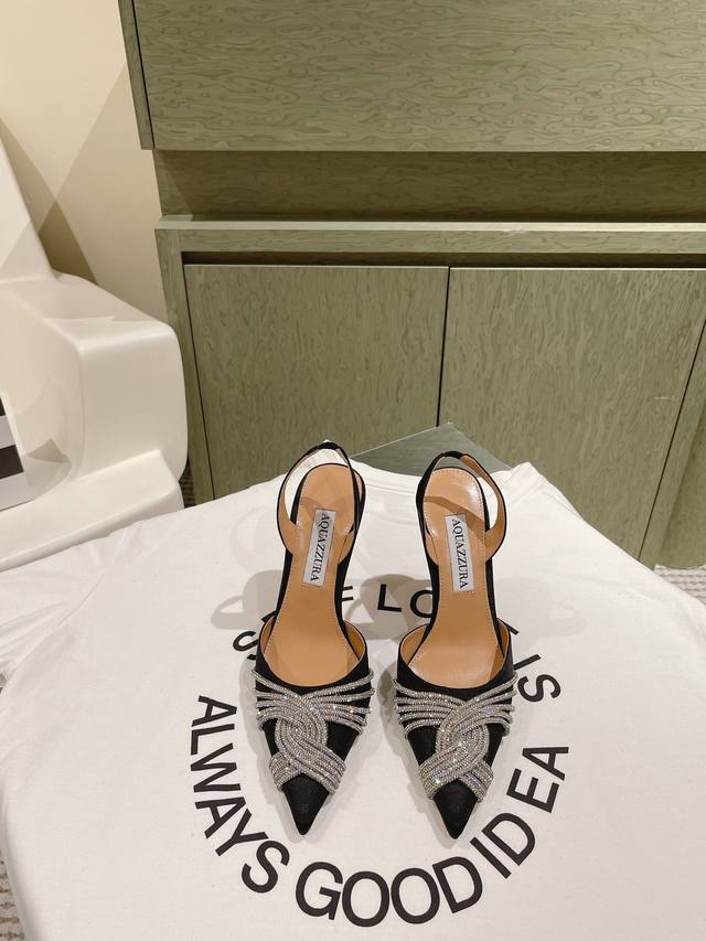 224 Aquazzur* Pineapple Early Spring New Arrival Fairy Fashion Shoes Series, Lar