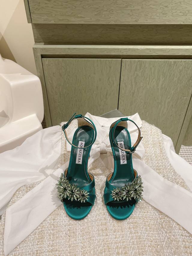 224 Aquazzur* Pineapple Early Spring New Arrival Fairy Fashion Shoes Series, Lar